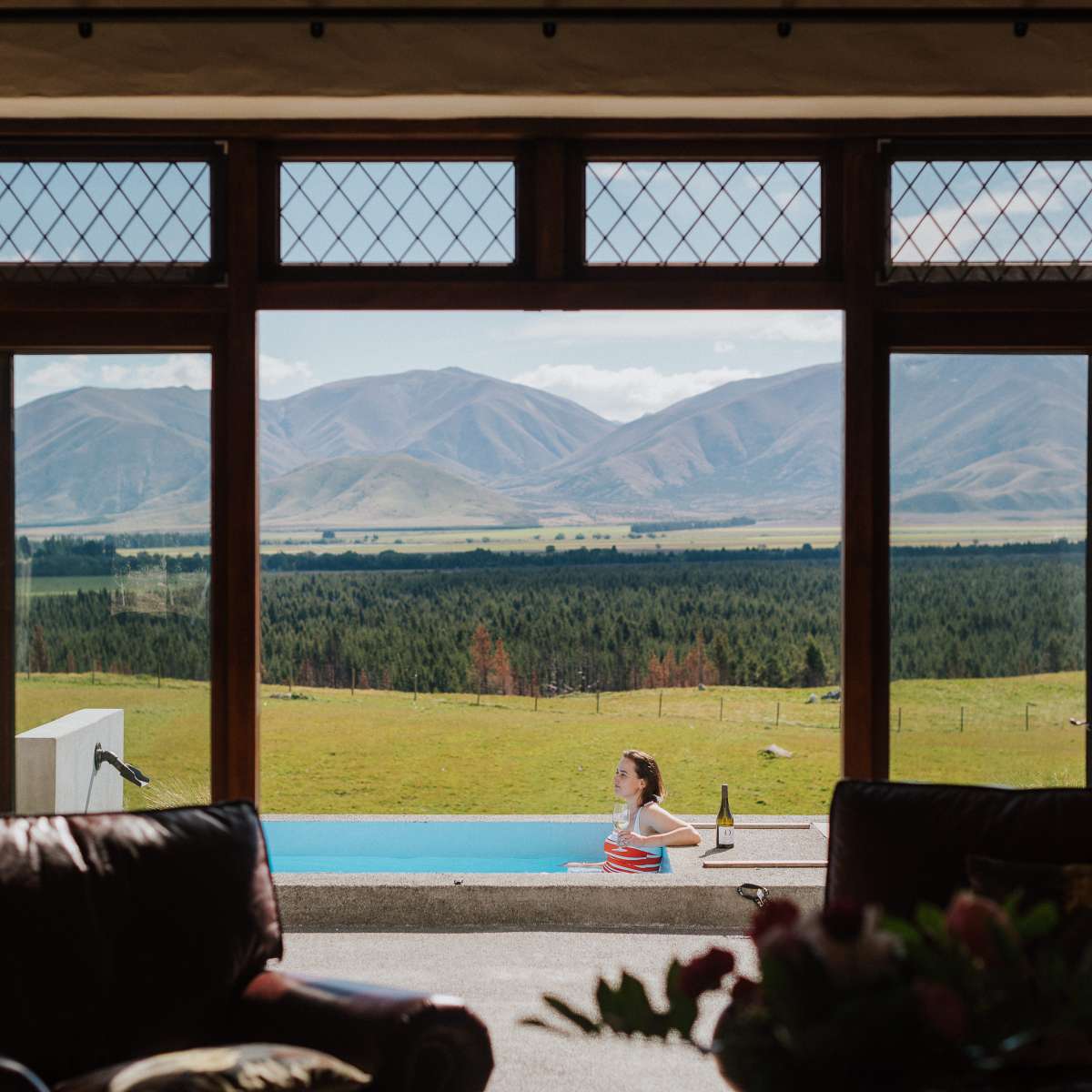 villa matariki sunset