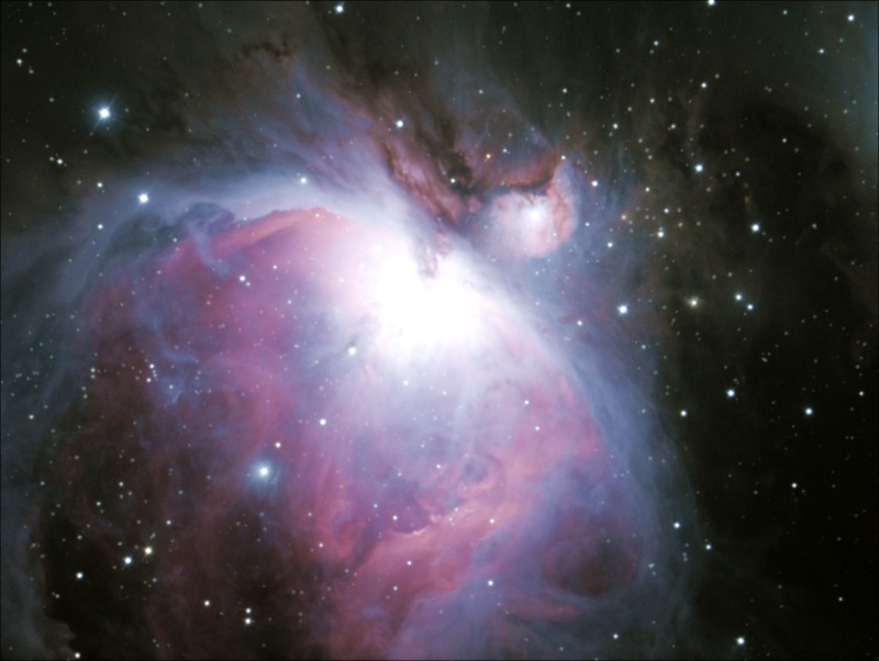deep space photography of great orion nebula