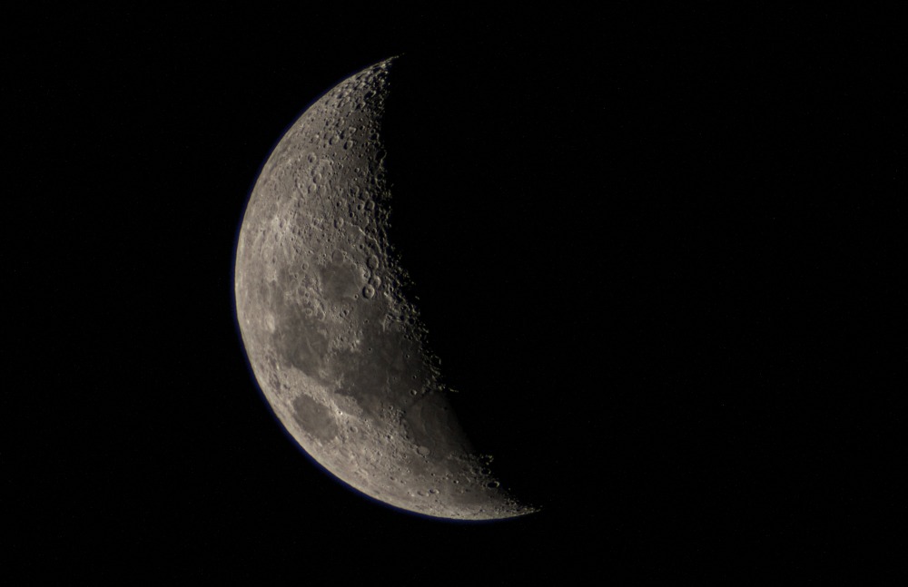 deep space astrophotography of luna