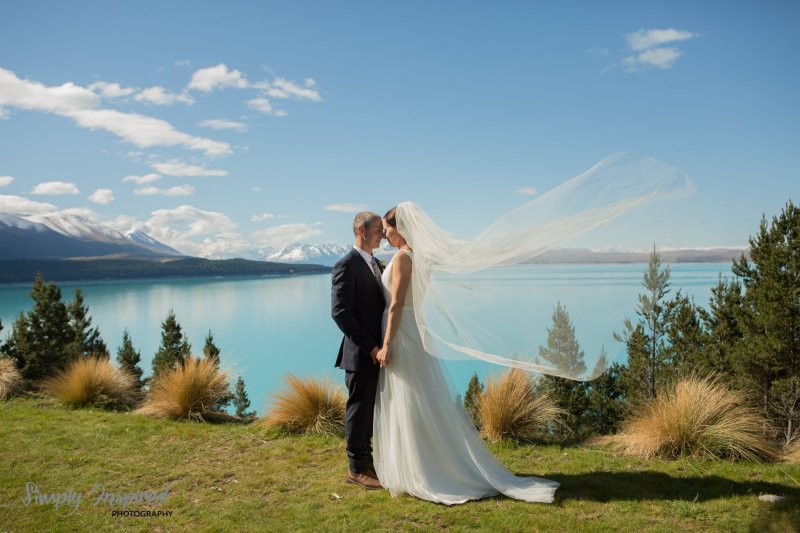 mt cook lakeside retreat wedding