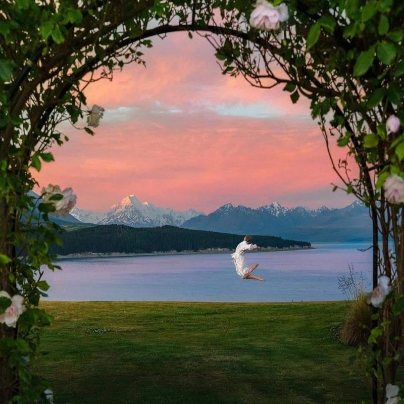 wellness retreat on the lawn at ashley mackenzie villa