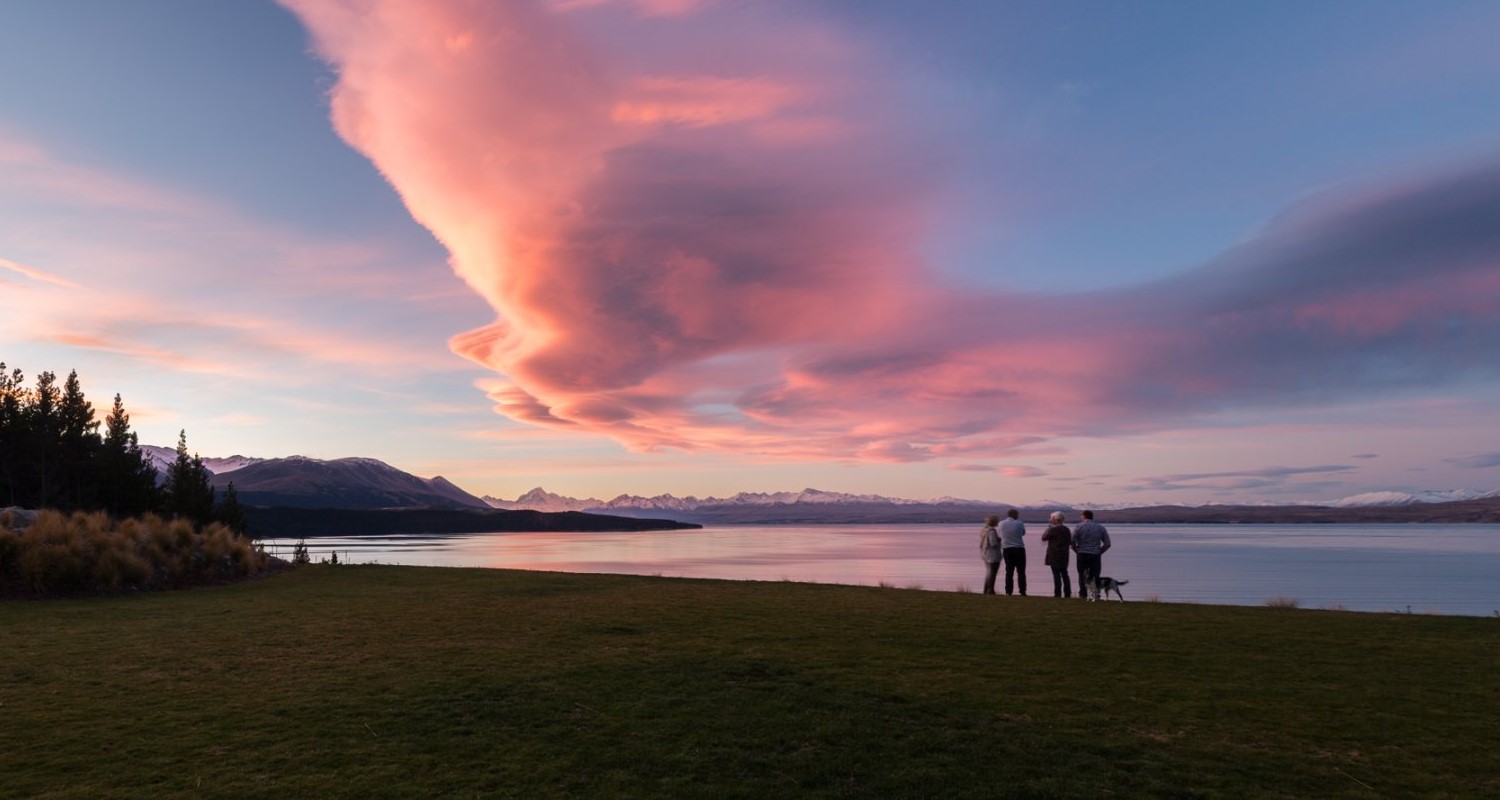 sunset view from ashley mackenzie villa