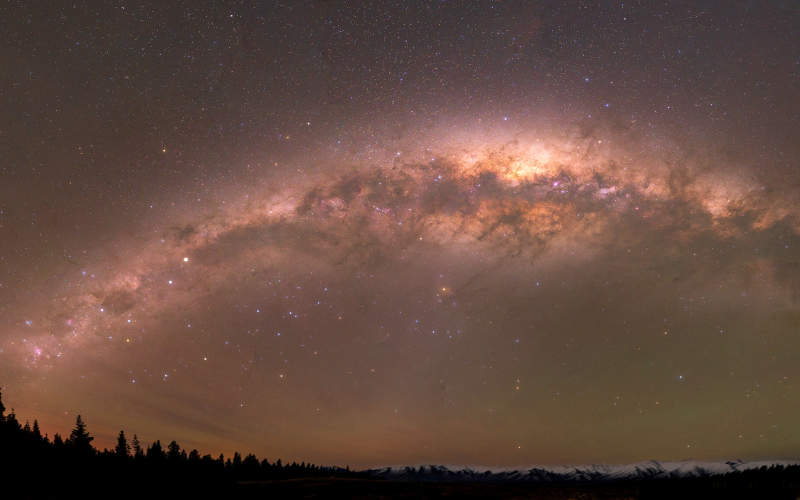 gazing through telescope pukaki wine cellar observatory